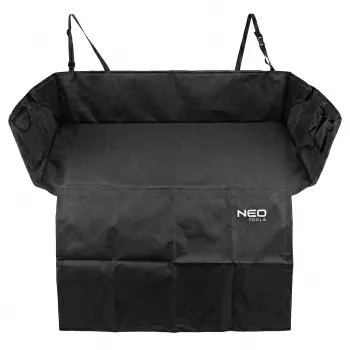 NEO TOOLS 11-474 Tapete universal de proteção para bagageira de automóveis, SUVs e station wagons, impermeável, resistente à sujidade e riscos, preto, 145 x 120 cm