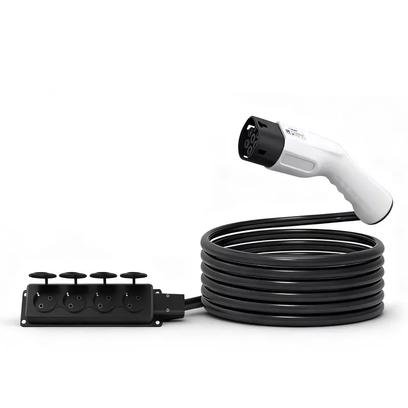 AKYGA AK-SC-E27 V2L Adaptador Type 2 para 4x Schuko 16A 3m