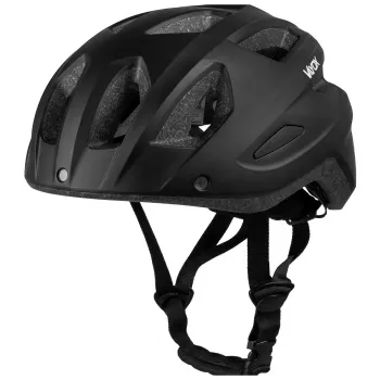Vayox Capacete de bicicleta Kask Active preto mate com LED M