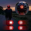 Kask Capacete Speed preto brilhante com luz LED, tamanho M (54-58 cm) da Vayox