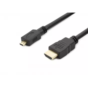 Cabo Accura HDMI para Micro-HDMI 1,8 m 4K High-Speed com Ethernet preto