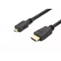 Cabo Accura HDMI para Micro-HDMI 1,8 m 4K High-Speed com Ethernet preto