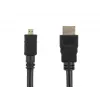 Cabo Accura HDMI para Micro-HDMI 1,8 m 4K High-Speed com Ethernet preto