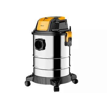 TRACER DustRider 20L aspirador de líquidos e pós industrial com filtro HEPA e função de sopro