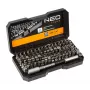 NEO TOOLS conjunto de 99 pontas de chave de fendas com punho, aço S2, encaixe sextavado de 1/4 polegada, fenda, Phillips, Pozidriv, Torx, Torx de segurança, sextavado, sextavado de segurança, quadrado, Spanner, Tri-Wing, Torq-Set, Clutch, suporte de pontas magnético, adaptador, rol