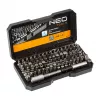 NEO TOOLS conjunto de 99 pontas de chave de fendas com punho, aço S2, encaixe sextavado de 1/4 polegada, fenda, Phillips, Pozidriv, Torx, Torx de segurança, sextavado, sextavado de segurança, quadrado, Spanner, Tri-Wing, Torq-Set, Clutch, suporte de pontas magnético, adaptador, rol