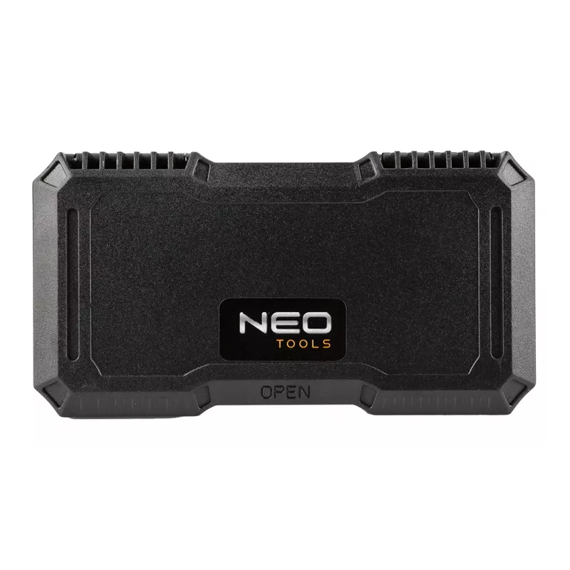 NEO TOOLS conjunto de 99 pontas de chave de fendas com punho, aço S2, encaixe sextavado de 1/4 polegada, fenda, Phillips, Pozidriv, Torx, Torx de segurança, sextavado, sextavado de segurança, quadrado, Spanner, Tri-Wing, Torq-Set, Clutch, suporte de pontas magnético, adaptador, rol