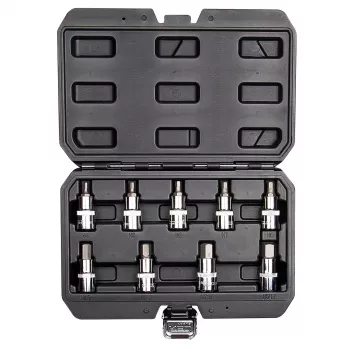 NEO TOOLS pontas sextavadas com chave de caixa de 55 mm, conjunto de 9 peças