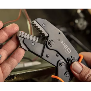 NEO TOOLS alicate de cravar terminais 0,5-16 mm² (22-6 AWG)