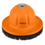 NEO TOOLS 11-136 conjunto de discos de limpeza de cubos de roda, 150 mm, encaixe de 1/2 polegada, disco abrasivo de feltro para remoção de ferrugem