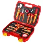 NEO TOOLS conjunto de 13 ferramentas de eletricista em mala, VDE 1000V isolado, aço CrV