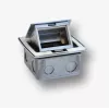 BACHMANN Mini Countertop Box 3M - caixa de mesa para montagem de tomadas padrão 22,5x45 mm (45x45 mm) rebatível, branco