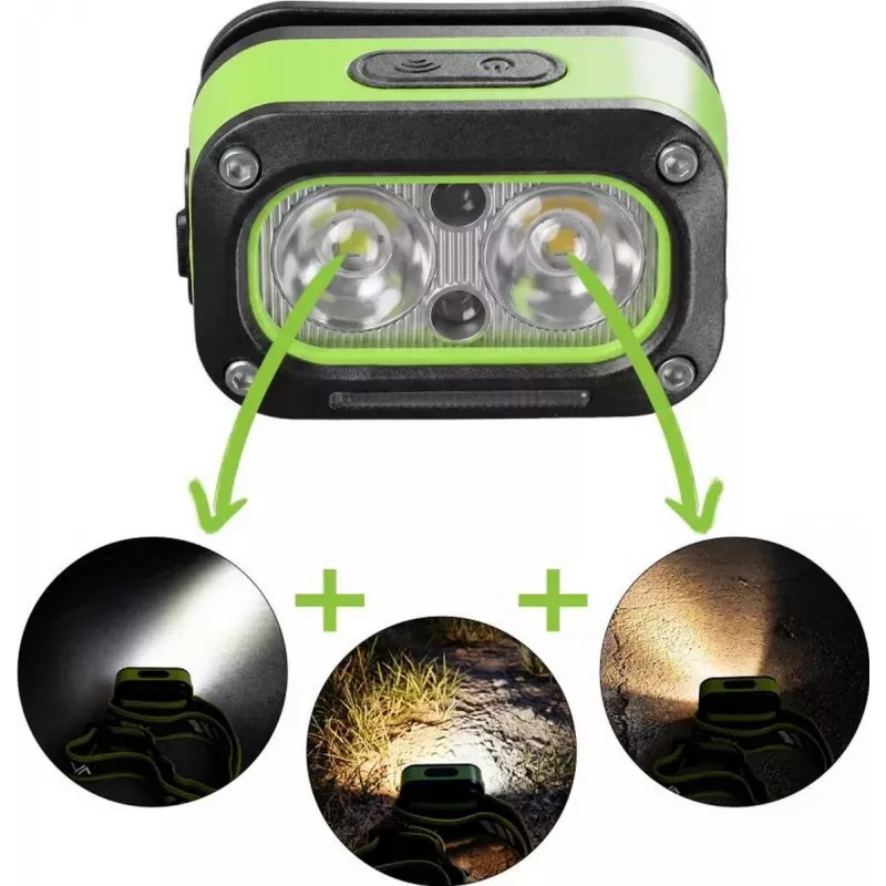 Lâmpada de trabalho LED multifunções Vayox VA0453 com altifalante Bluetooth 2x5W 450lm 8000mAh