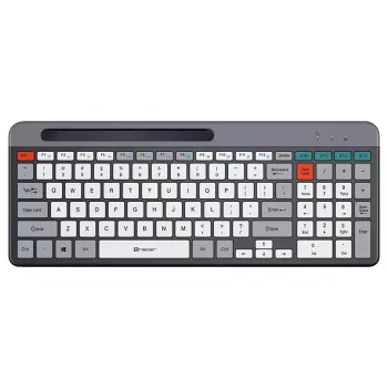Teclado sem fios TRACER SHARP, 2,4 GHz, tamanho completo, QWERTY, preto
