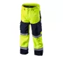 NEO TOOLS Calças softshell de alta visibilidade, amarelo fluorescente, tamanho XL
