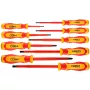 NEO TOOLS Conjunto de 9 peças de chaves de fendas isoladas 1000V com testador de tensão