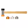 NEO TOOLS Martelo de faces macias com insertos substituíveis 660 g, 45 mm, cabo de fibra de vidro