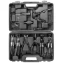 NEO TOOLS Conjunto de 9 peças de alicates para abraçadeiras de mangueira com punhos ergonómicos e mala de transporte