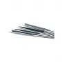 Conjunto de limas de agulha de precisão NO NAME S.89266 RPJ-8, 8 peças, 160 mm, corte 2, aço carbono