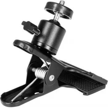 Camrock BH-1 grampo universal com mini cabeça esférica, capacidade de carga 1 kg, alumínio (CR2158)