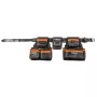 Cinto de ferramentas profissional NEO TOOLS 84-330 com 12 bolsas, poliéster resistente, fivela de fecho rápido, ajustável 80-120 cm, preto/cinzento