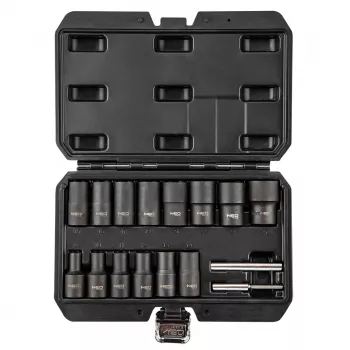 Conjunto de chaves de caixa NEO TOOLS 1/2 para porcas danificadas, 16 unid.