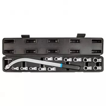 Conjunto de chaves extratoras de rolos tensores NEO TOOLS de 14 peças com pontas substituíveis