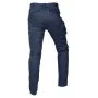 Calças de proteção NEO TOOLS 81-224-XXL, azul, XXL, 65% poliéster 35% algodão, 267 g/m², reforço Oxford 300D, bolsos para joelheiras, cintura ajustável, refletor, EN ISO 13688