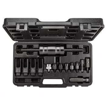 NEO TOOLS Conjunto de 14 peças de extrator de injetores com martelo de impacto