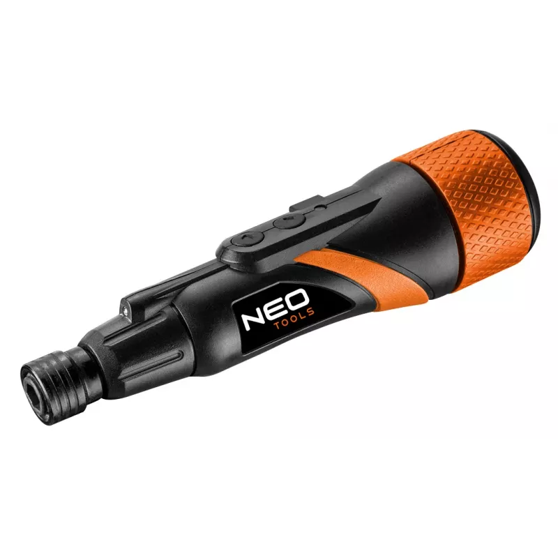 NEO TOOLS 04-200 Chave de fendas a bateria USB-C 3,6 V com 10 bits e mala de plástico