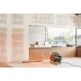 NEO TOOLS 90-068 Termoventilador elétrico industrial 3kW, 2 níveis de aquecimento, proteção contra salpicos IPX4, termostato ajustável, portátil
