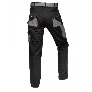 NEO Tools 81-238-XL Calças de proteção com 9 bolsos e joelhos reforçados, cinzento/preto, tamanho XL