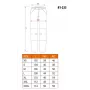 NEO TOOLS 81-233-XXL Calças de proteção pretas tamanho XXL