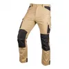 NEO TOOLS Mix&Match Calças de trabalho com reforço Cordura®, bege-preto, tamanho XXXL