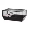 INZ INTER-ZOO Bob + Wood Gaiola para pequenos animais preta 780x480x360 mm