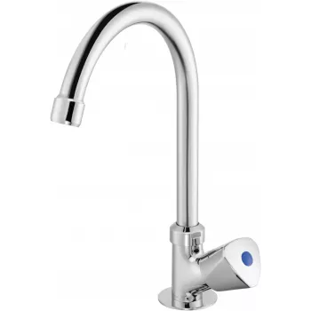 DEANTE BEZ 062L Misturadora monocomando de cozinha cromada com bica giratória 360° e arejador economizador de água