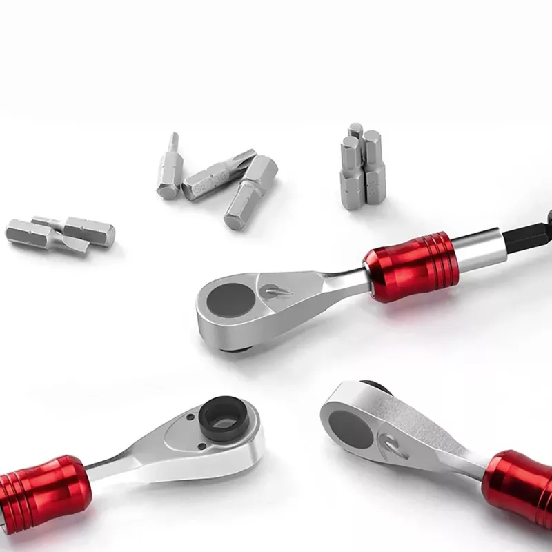 ROCKBROS Kit de reparação de emergência para bicicleta - multiferramenta 16 em 1, mini bomba, desmonta-pneus, remendos, preto
