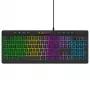 Wozinsky WKG-1044 Teclado gaming com fio, membrana, retroiluminação RGB, preto, formato completo, USB-A, 104 teclas, anti-ghosting