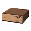 NEO TOOLS 90-037 Aquecedor elétrico 2000W PTC cerâmico com termostato ajustável, proteção contra sobreaquecimento e queda, pega de transporte, preto/cinzento