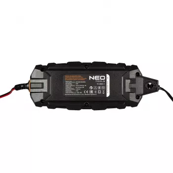 NEO TOOLS 11-891-1 Carregador de bateria automático 4A/70W para baterias de chumbo-ácido, AGM e GEL de 6V/12V (3-120Ah)