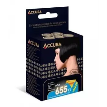 ACCURA Cartucho de tinta compatível HP N.º 655XL (CZ112AE) preto alto rendimento