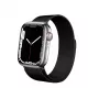 Crong Milano Steel - Bracelete de aço inoxidável para Apple Watch 44/45/46/49 mm (preto)