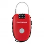 Cadeado de cabo retrátil Rockbros 32420981001 vermelho - fechadura de combinação de 3 dígitos, 90 cm de aço entrançado