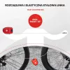 Cadeado de cabo retrátil Rockbros 32420981001 vermelho - fechadura de combinação de 3 dígitos, 90 cm de aço entrançado