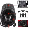 Rockbros TT-32SBPP-S capacete de bicicleta para criança convertível com proteção de queixo removível, roxo-rosa, tamanho S (48-53 cm)