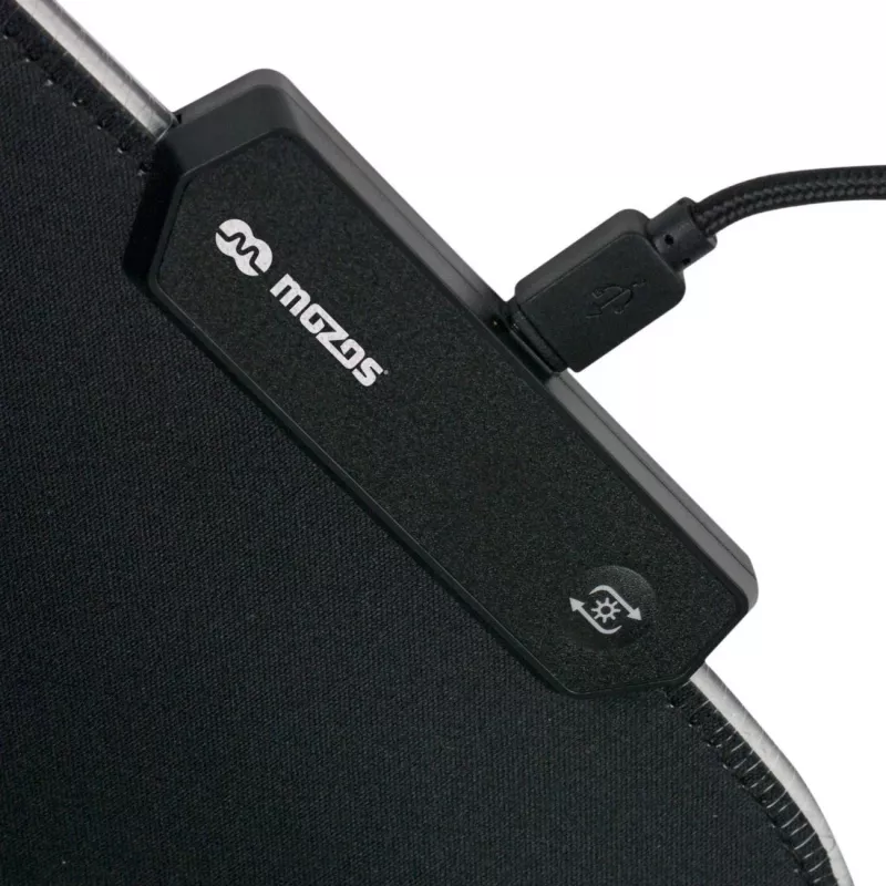 MOZOS GAMING MP-XL tapete de rato gaming RGB com retroiluminação 90x40cm