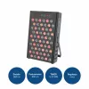 MEDIVON Lumera painel de fototerapia LED, luz vermelha e infravermelha, 120 LEDs, 630–1060 nm
