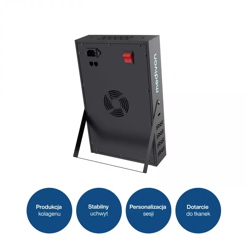 MEDIVON Lumera painel de fototerapia LED, luz vermelha e infravermelha, 120 LEDs, 630–1060 nm