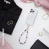 Crong Phone Charm - fita para telemóvel com contas elegantes (cordão universal)