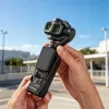 Capa de proteção TPU SUNNYLIFE OP4-BHT200-D para DJI Osmo Pocket 3 / 4 / 4P - preto